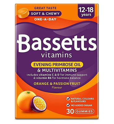 Bassetts Multivitamins Orange & Passionfruit Flavour Soft & Chewies 12-18 Years - 30