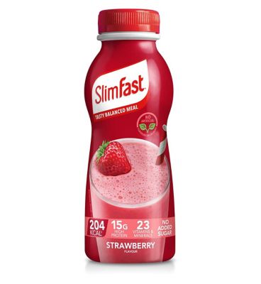 Slimfast Ready To Drink Milkshake, Strawberry 325ml