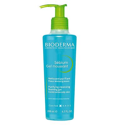 Bioderma Sebium Purifying Foaming Gel Oily To Blemish-Prone Skin 200ml