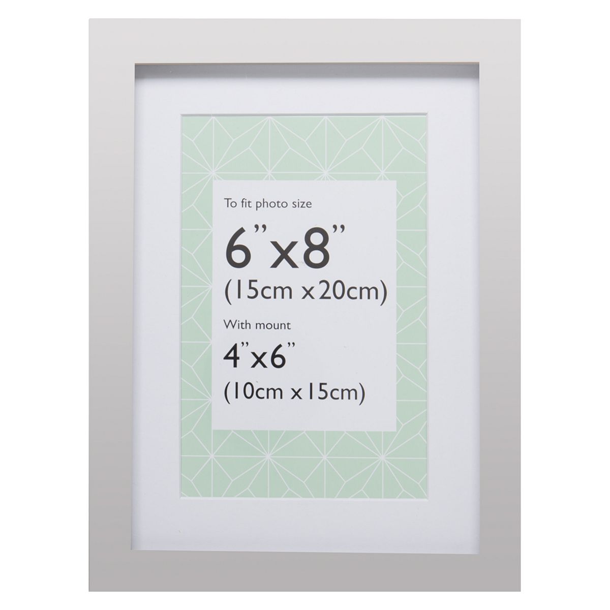 The Frames Company Eliza Silver Box Photo Frame 4X6