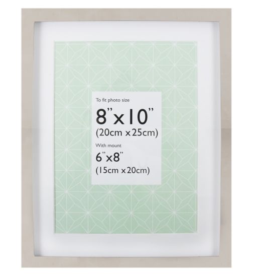 Eliza silver box photo frame 15x20cm (6x8)