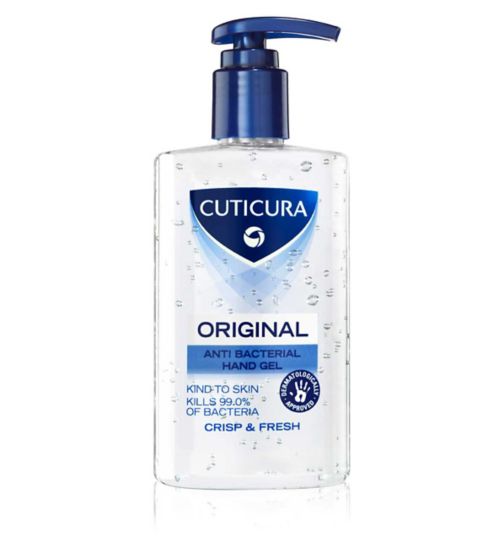Cuticura Original Anti Bacterial Hand Gel 250ml - Crisp & Fresh