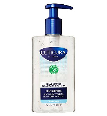 Cuticura Original Anti Bacterial Hand Gel 250ml - Crisp & Fresh