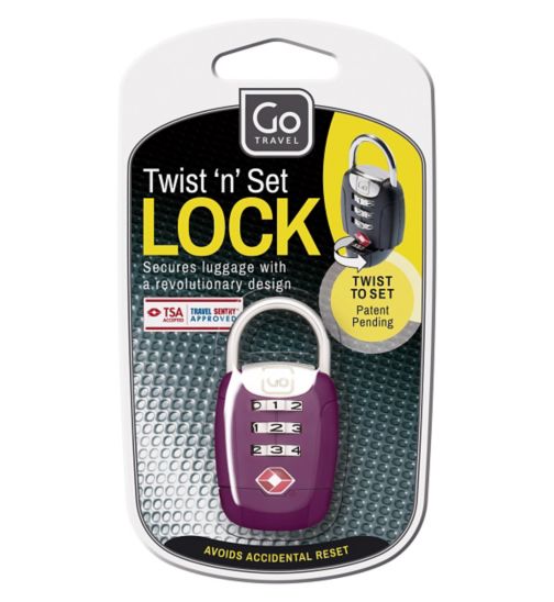 GoTravel Twist and Set TSA Lock