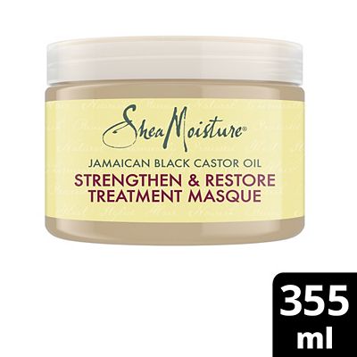 SheaMoisture Strengthen & Restore Hair Treatment Mask Jamaican Black Castor Oil Silicone and Sulphat