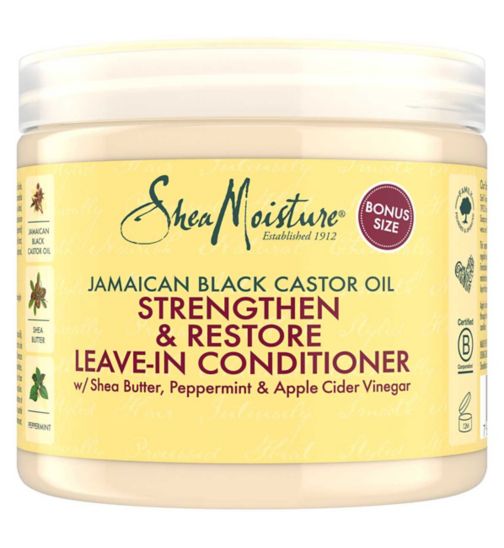 SheaMoisture Jamaican Black Castor Oil Strengthen & Restore Leave-In Conditioner 431ml