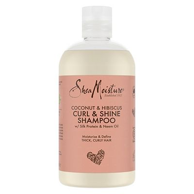 Sheamoisture Coconut & Hibiscus Curl & Shine Shampoo for Curly Hair 384 ML