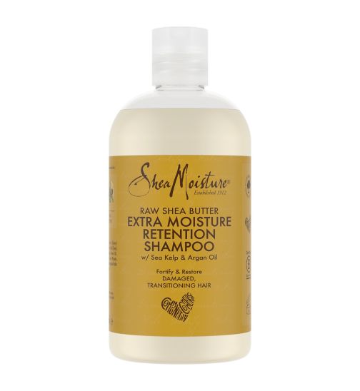 SheaMoisture Raw Shea Butter silicone & sulphate free Extra Moisture Retention Shampoo for damaged, transitioning hair 384ml