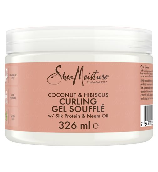 Sheamoisture Curling Gel Soufflé Coconut & Hibiscus 326 ML