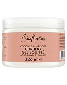  Shea Moisture Curly Hair Products, Coconut & Hibiscus Curl  Enhancing Smoothie with Shea Butter, Sulfate Free, Paraben Free Hair Cream  for Anti-Frizz, Moisture & Shine, Family Size, 16 Fl Oz 