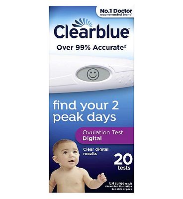 Clearblue Digital Ovulation Test Kit - 20 tests