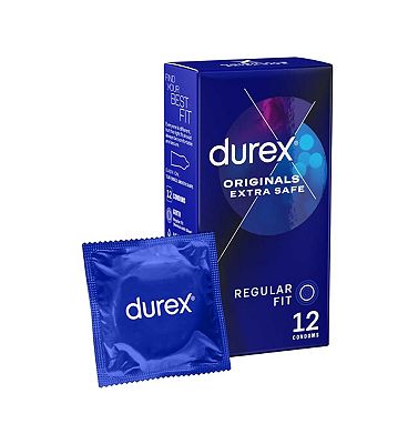 Durex Originals Extra Safe Condoms - Regular Fit - 12 pack
