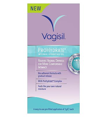 Vagisil Prohydrate Internal Hydrating Gel 6 X 5g Pre Filled Applicators