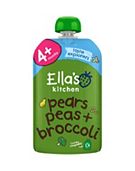 Ella's Kitchen Organic Broccoli Pears + Peas Pouch 4+ Mths 120g