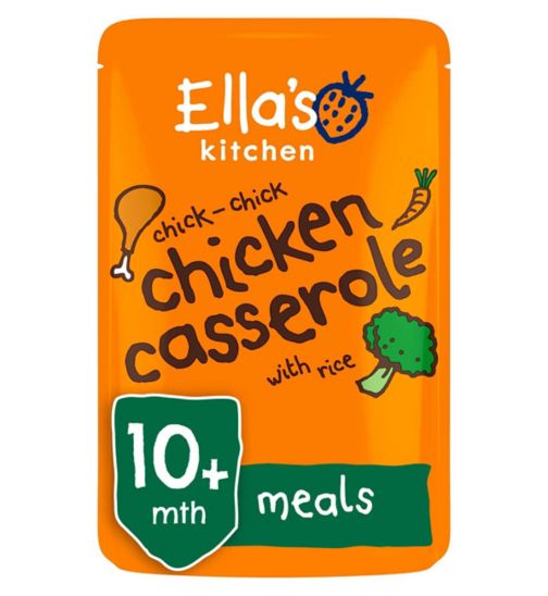 Ella's Kitchen Organic Chicken + Rice Casserole with Apricots Pouch 10+ Mths 190g