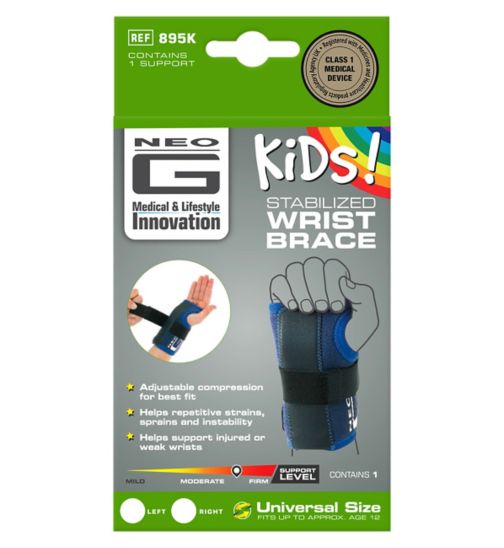 Neo G Kids Stabilised Wrist Brace - Left