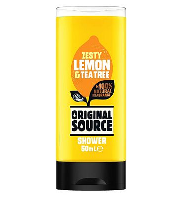 Original Source Lemon & Tea Tree Shower Gel Body Wash Travel Size 50ml