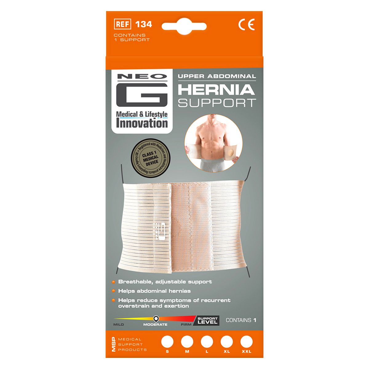 Neo G Upper Abdominal Hernia Support - Xx Large
