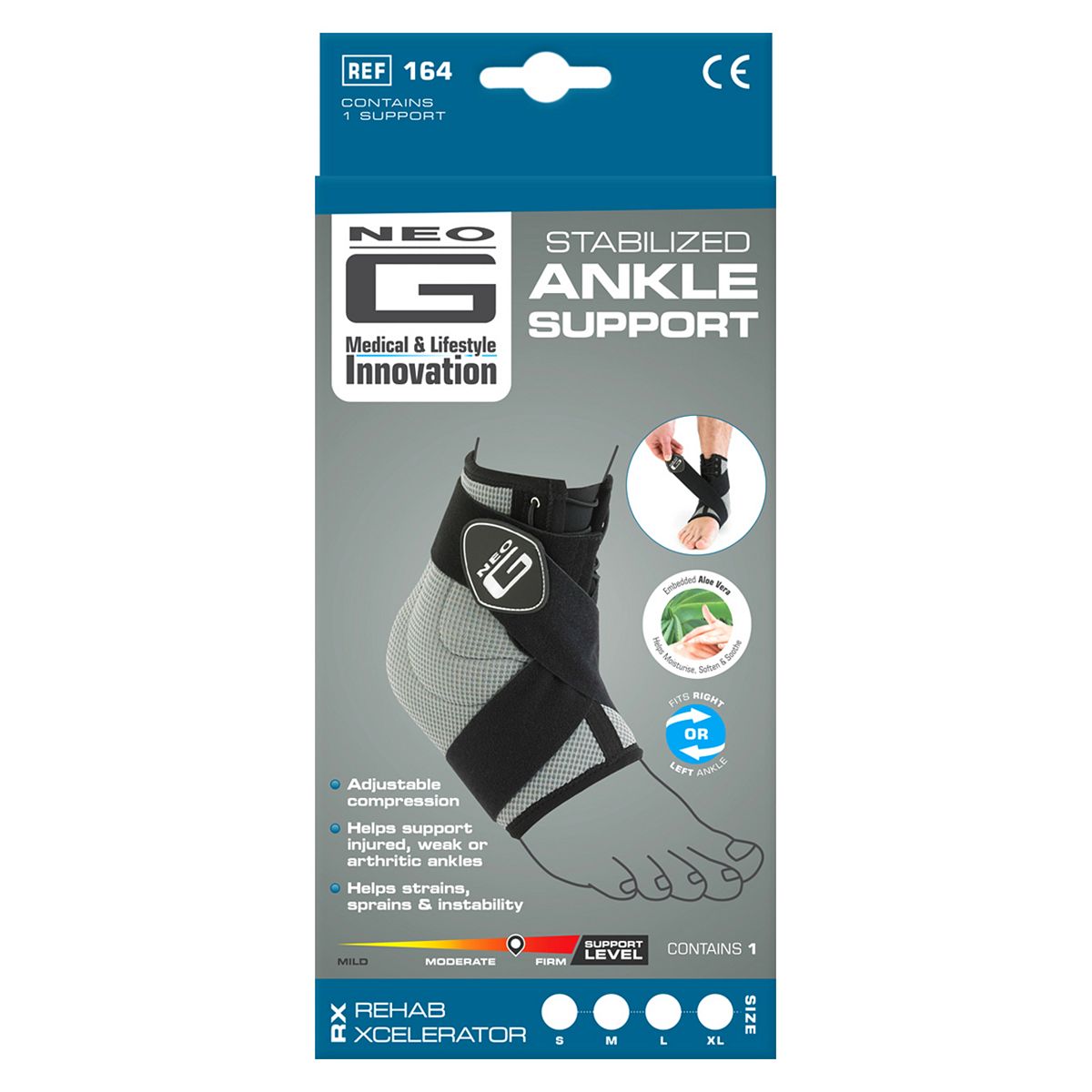 Neo G Rx Stabilized Ankle Support - Medium