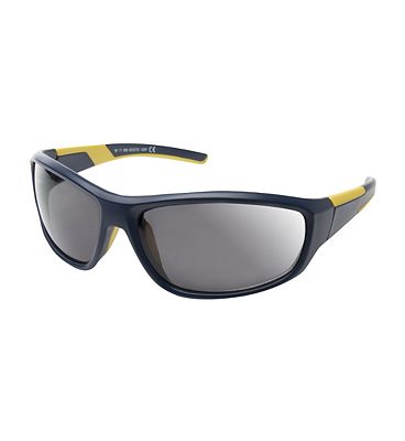 Boots Active Sunglasses - Matt Navy and Yellow Frame