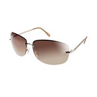 Boots Womens Rimless Sunglasses with Nude Tips - Boots