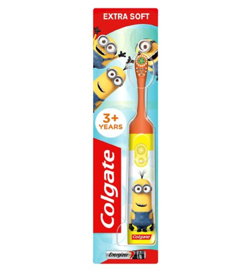 Colgate Kids Minions Extra Soft Battery Toothbrush,  3+ Years