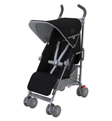 Maclaren Quest in Black/Silver Stroller 