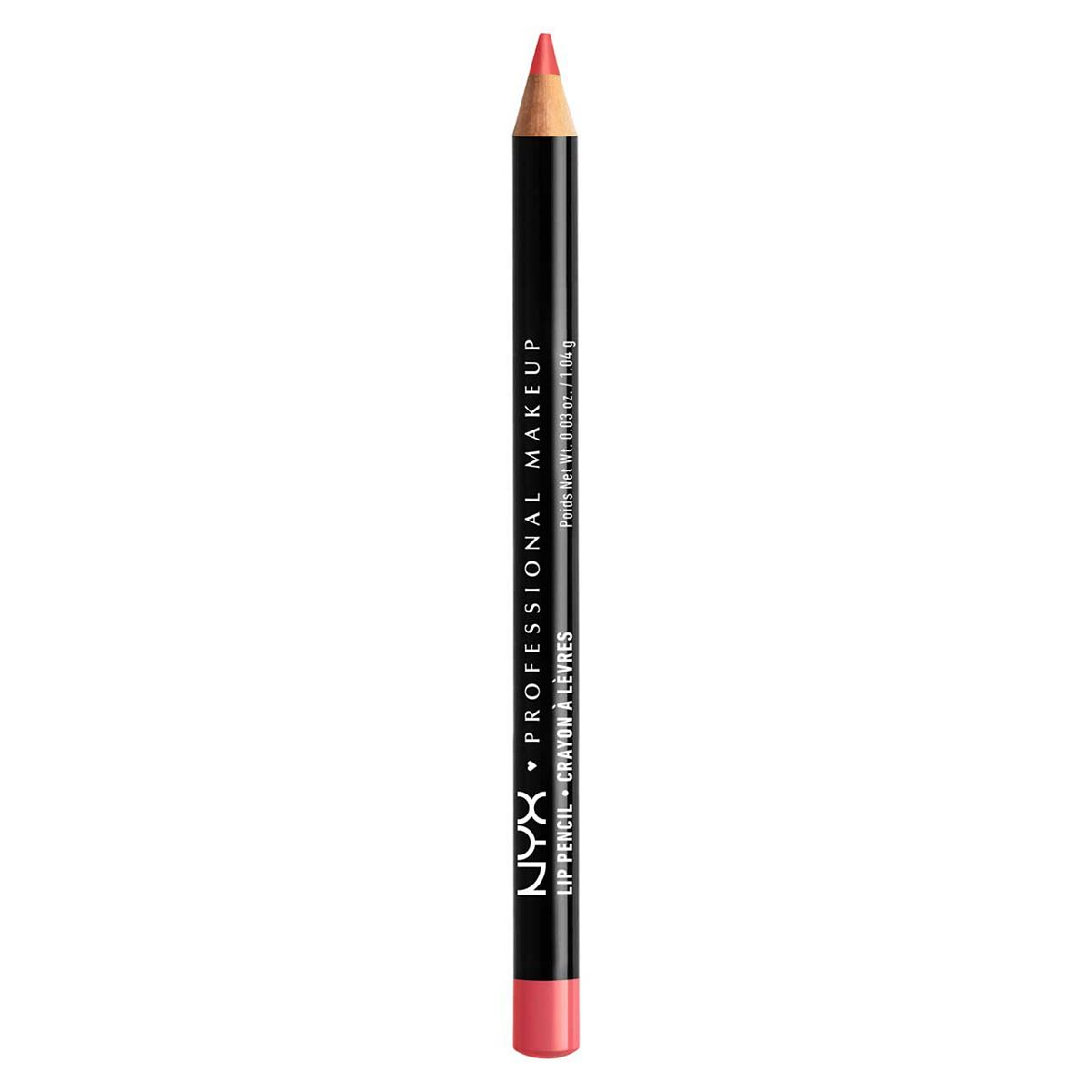 NYX Professional Makeup Lip Liner, Slim Pencil, Long-Wear Formula, Shade Nude Truffle, 1g
