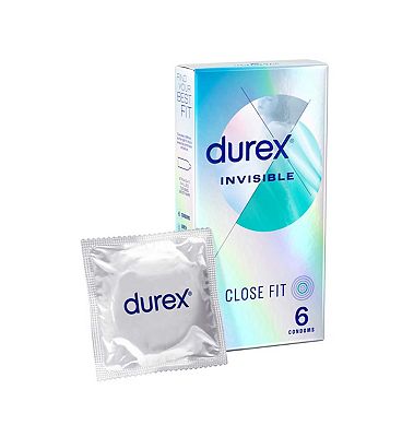 Durex Invisible Extra Thin Extra Sensitive Condoms - 6 Pack