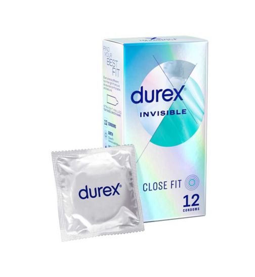Durex Invisible Extra Thin Extra Sensitive Condoms - 12 Pack