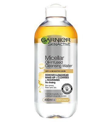 Garnier Micellar Water Oil Infused Facial Cleanser For Waterproof Makeup 400ml