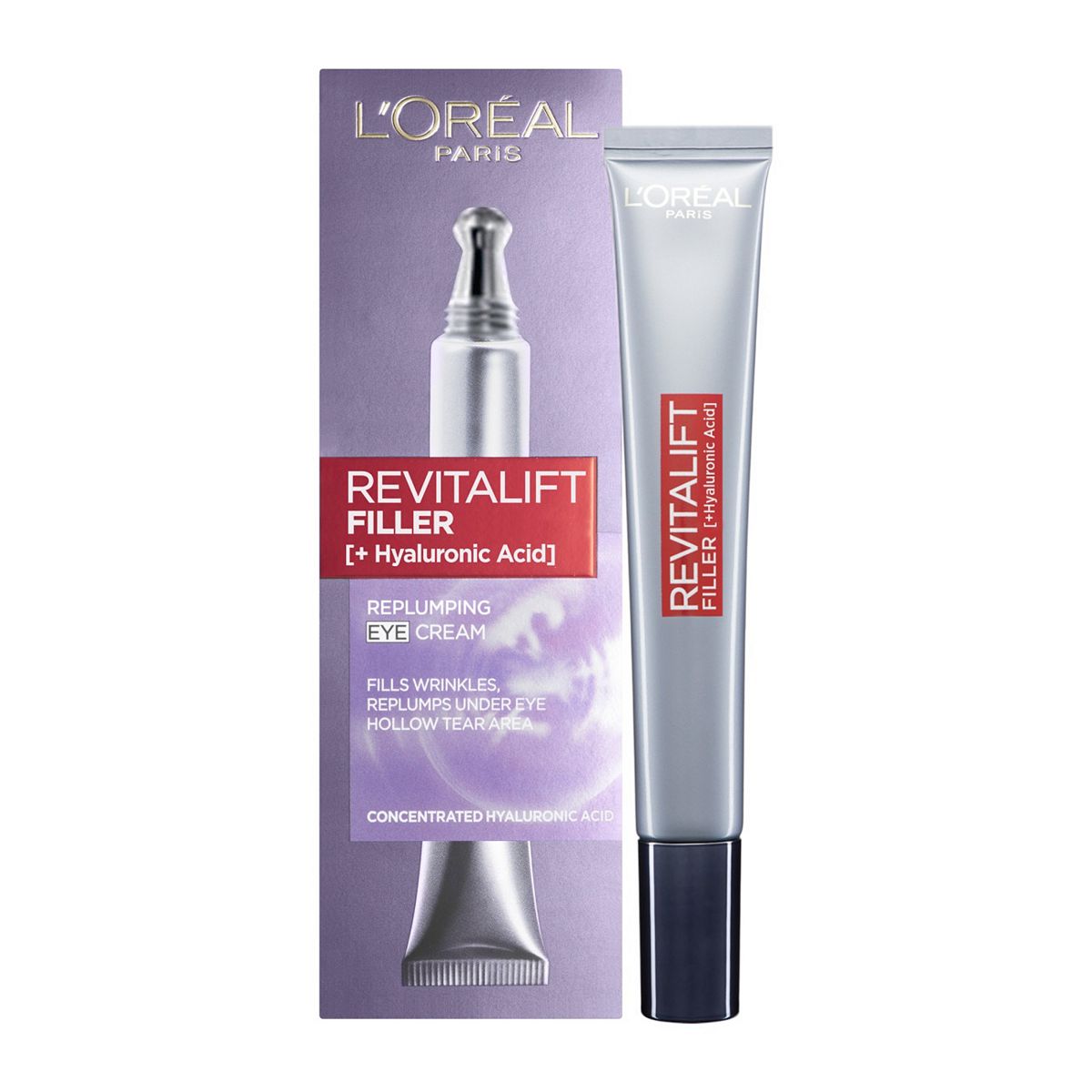 Loreal L'oreal Paris Revitalift Filler Replumping Anti-Ageing Eye Specifically For Eye-Area, With Hyaluronic Acid, 15Ml Cream