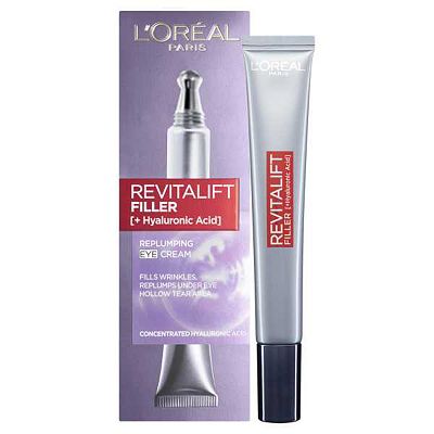 L'Oreal Paris Revitalift Filler  Hyaluronic Acid Anti Ageing Eye Cream 15ml