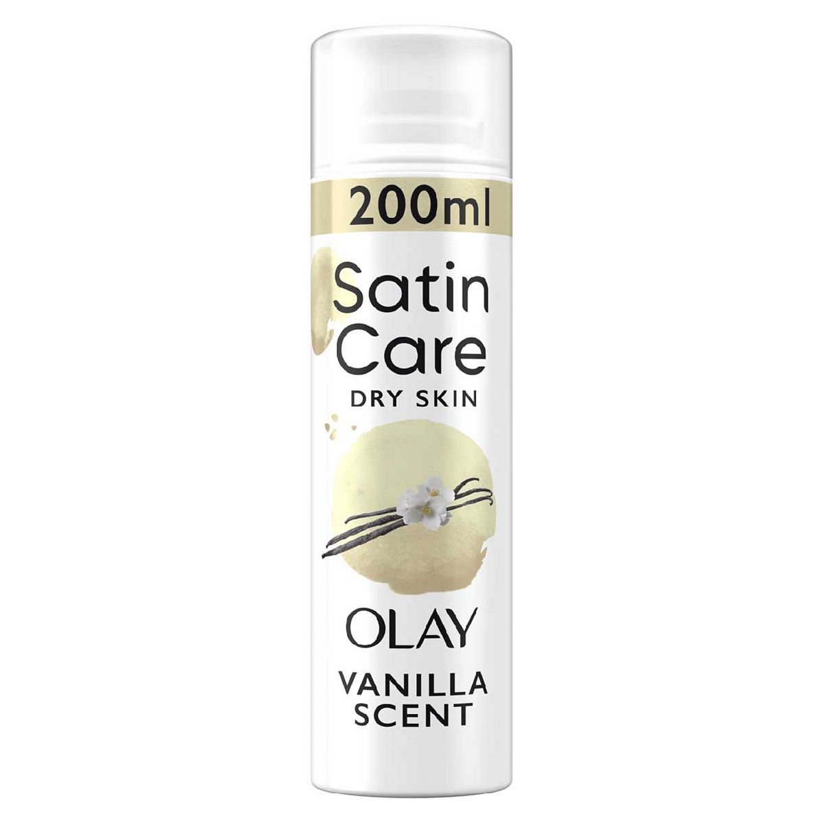 Gillette Venus Satin Care Shaving Gel For Dry Skin With Vanilla Cashmere -200 ml, 200ml