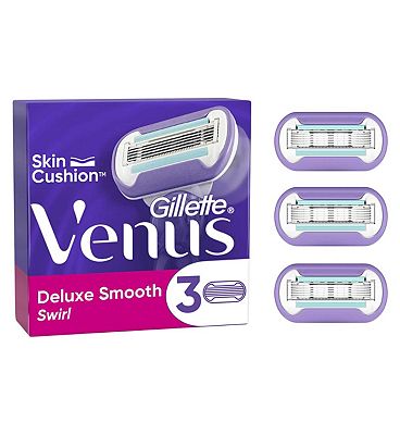 Venus Deluxe Smooth Swirl Razor Blades, 3 Pack