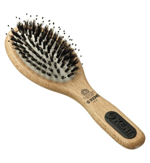 Kent Brushes Perfect for - Small natural bristle and nylon paddle brush PF02