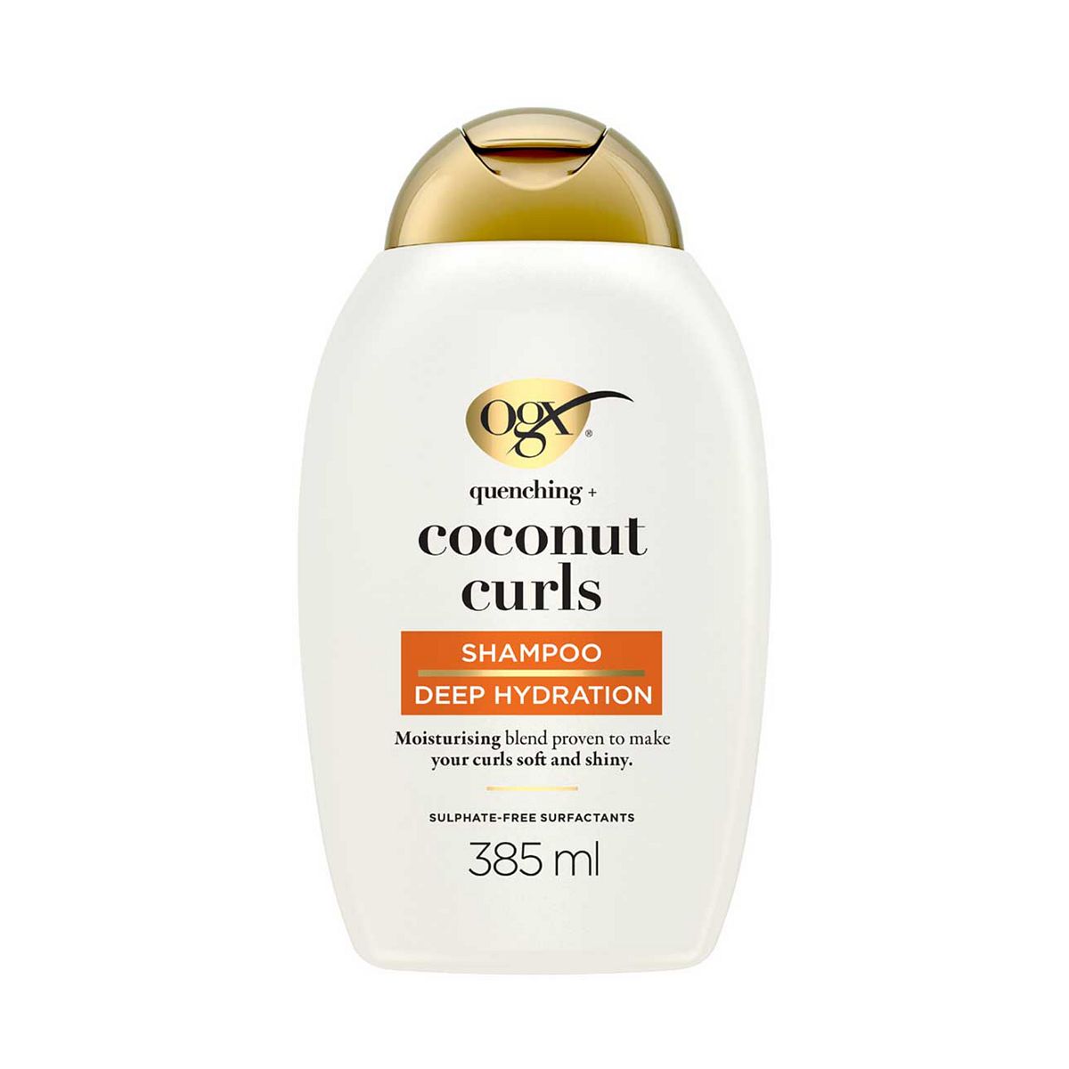 OGX Quenching+ Coconut Curls Ph Balanced Shampoo 385ml