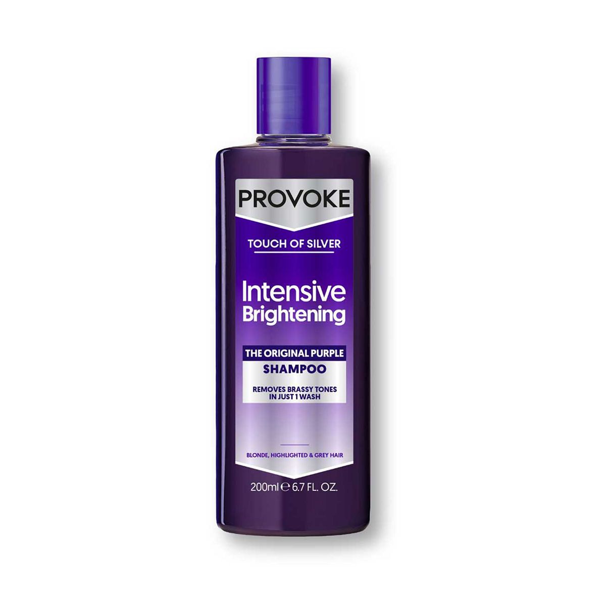 Provoke Touch Of Silver Intensive Brightening The Original Purple Shampoo200 ml, 200ml