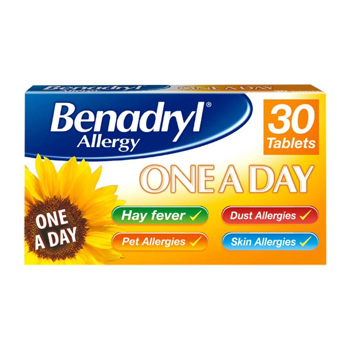 Benadryl Allergy One-A-Day 10Mg - 30 Tablets