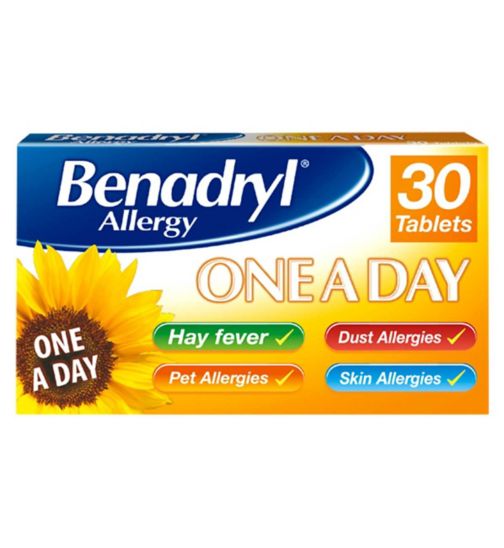 Benadryl Allergy One-a-day 10mg - 30 Tablets