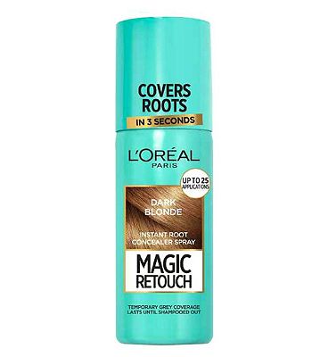 LOreal Paris Magic Retouch Dark Blonde Root Touch Up, Temporary Instant  Root Concealer Spray With Easy Application, 75ml