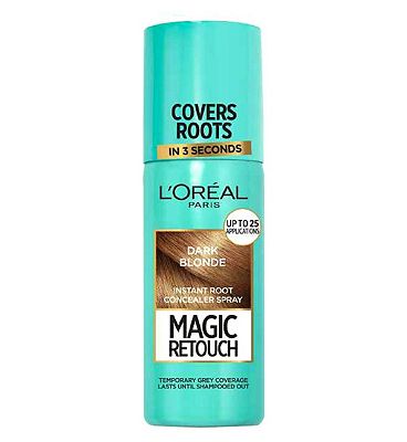 LOreal Paris Magic Retouch Dark Blonde Root Touch Up, Temporary Instant  Root Concealer Spray With E