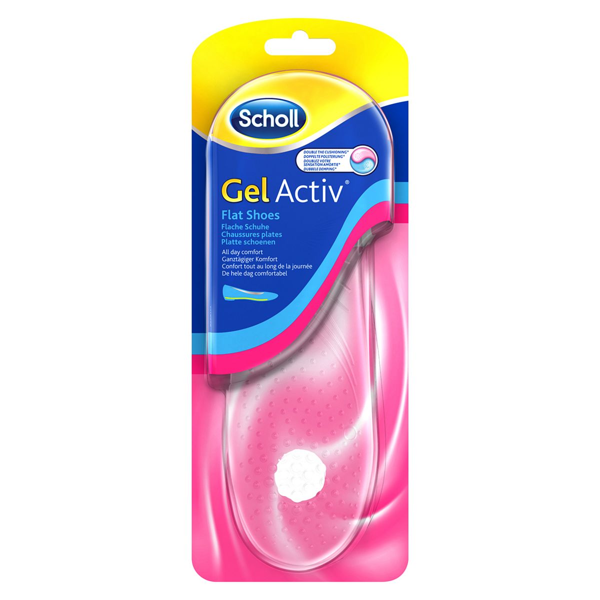 Scholl Gel Activ Women's Flat Shoes Insoles - Size 3 7.5