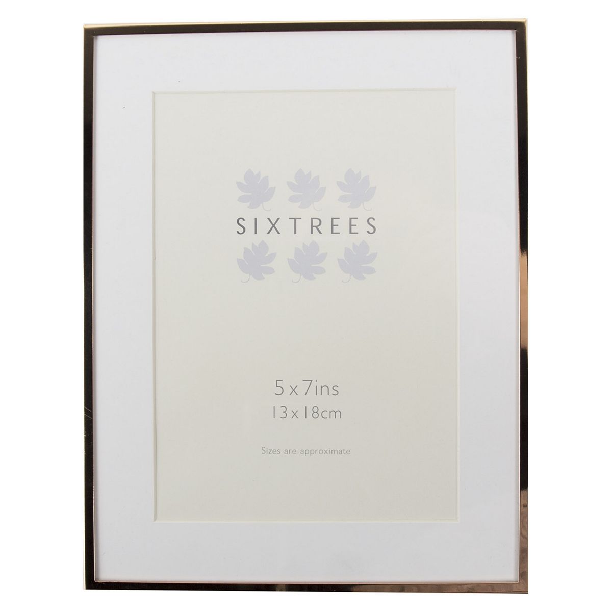 Sixtrees Park Lane Rose Gold Photo Frame 5X7