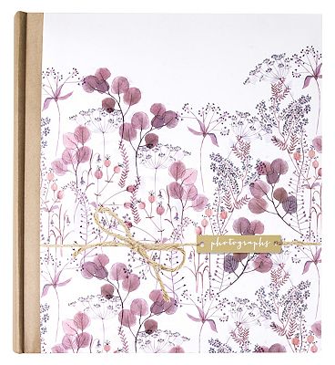 Pink Floral Watercolour With Kraft Sleeve 7x5 - 140 Photos