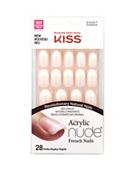 Kiss Salon Acrylic Nude Medium Length- Graceful