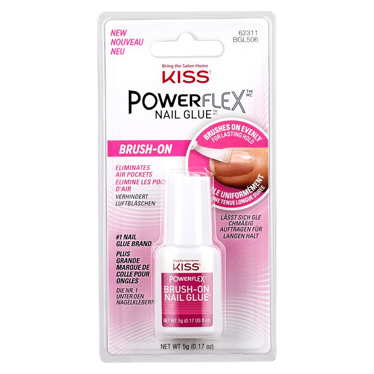 Kiss Powerflex Brush On Nail Glue