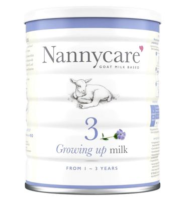 Nannycare 3 Goat Milk Based Growing Up Milk From 1-3 Years 900g