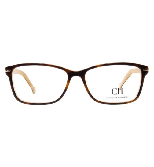 Carolina Herrera VHE661 Women's Glasses - Havana