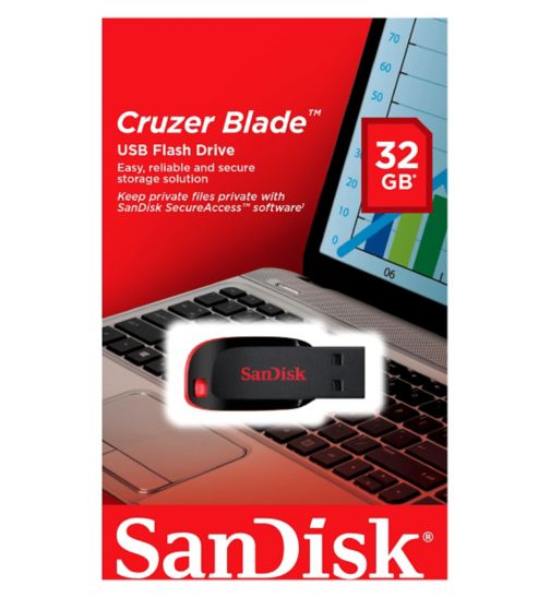 Sandisk 32GB Cruzer Blade USB Flash Drive